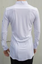 襟付きロングシャツ