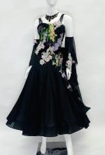 黒×花モチーフＳＤ　Sサイズ