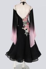 黒×ピンク 薔薇モチーフＳＤ  Mサイズ